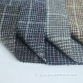 Tissu en polyester en tweed en laine pour les vêtements pardessus féminins